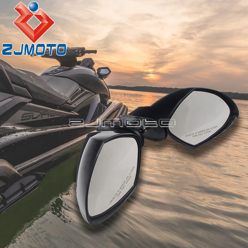 For Yamaha Waverunner PWC EX FX Cruiser VX Deluxe Sport Motorboat Rear View Mirror Side Mirrors For Yamaha VX110 EX EXR VXR FX