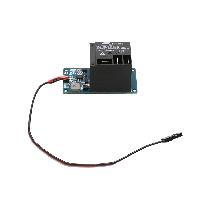 DC 30V 30A PWM Relay Electronic Switch Module 300W One Channel On-off Remote Controller Support 5-9V Receiver for Drone Airplane