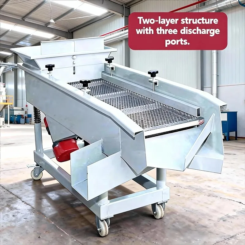 Stainless Steel Vibrating Sieve Screen Machine Industrial Round Vibratory Separator for Powder Flour Grain Particle Sifting OME