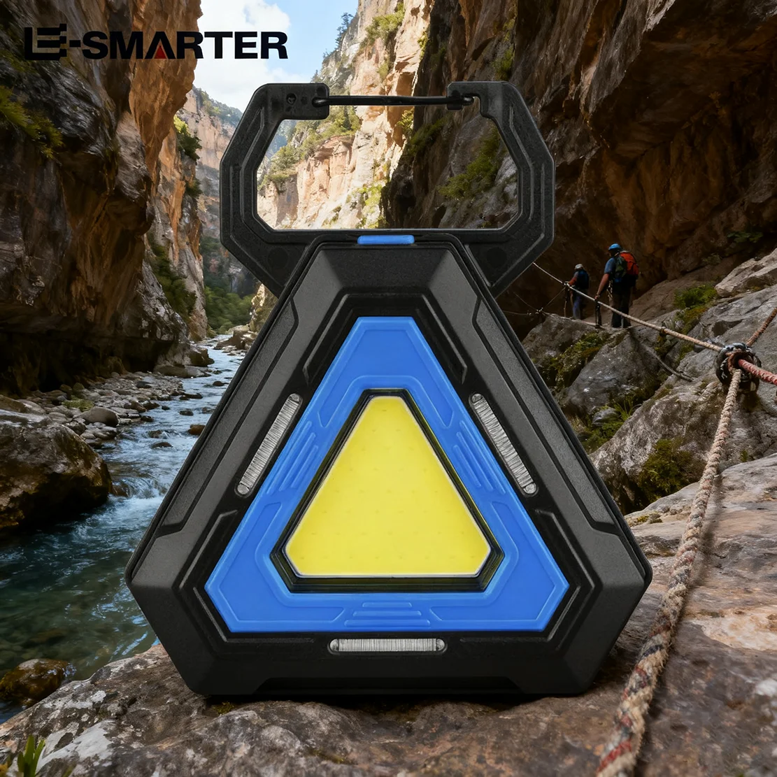 شعلة عمل خارجية مقاومة للماء: مغناطيسية، متعددة الوظائف، شحن سريع من النوع C ومصباح تخييم ببطارية كبيرة #1