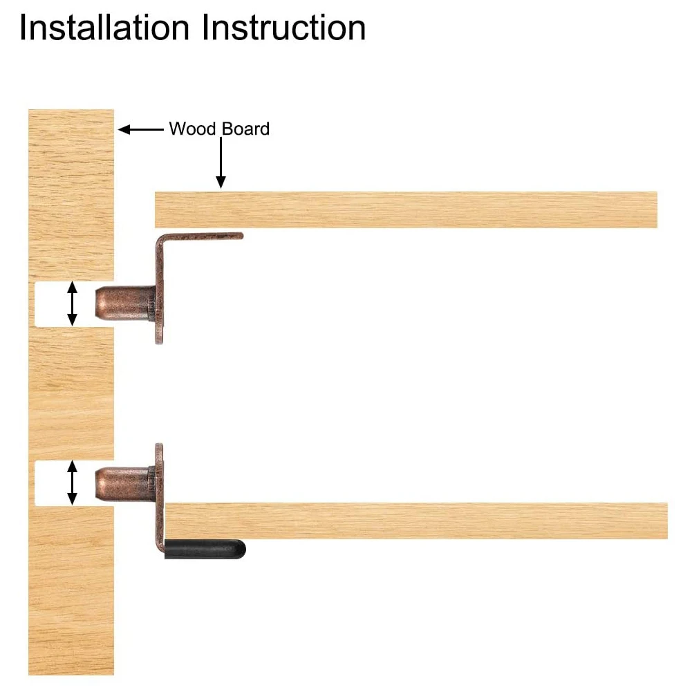 

Высокое качество, Лидер продаж, практичные колышки для полок, фурнитура, железная бронза, кронштейн для шкафа, мебель, L-образная форма