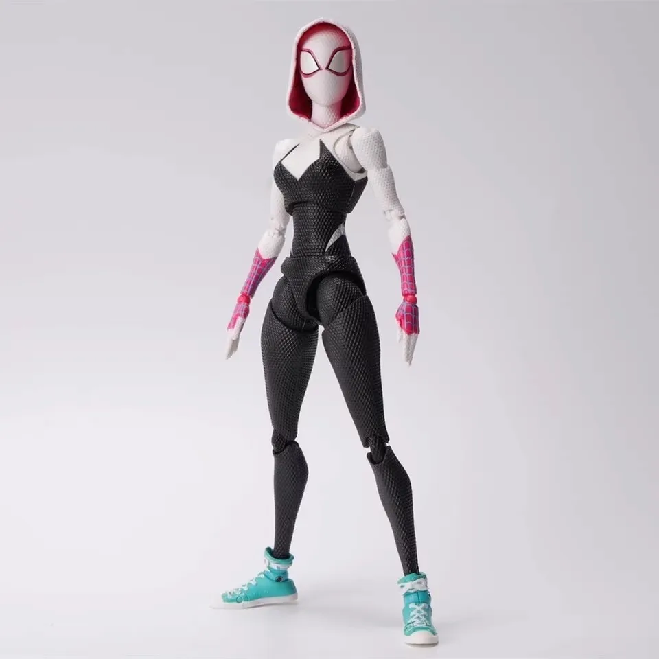 الرجل العنكبوت في الآية العنكبوتية ألعاب نموذج الشكل Gwen ، سيدة SHF ، سبايدرمان مذهلة ، سبايدرجون ، BJD