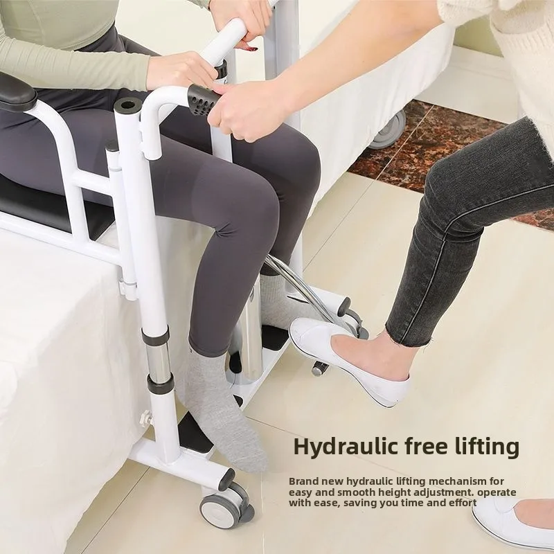 Lift Paralyzed Elderly Care Toilet Functional Bed Assist Transfer Walking Semi-paralyzed Patients Hydraulic Lifting