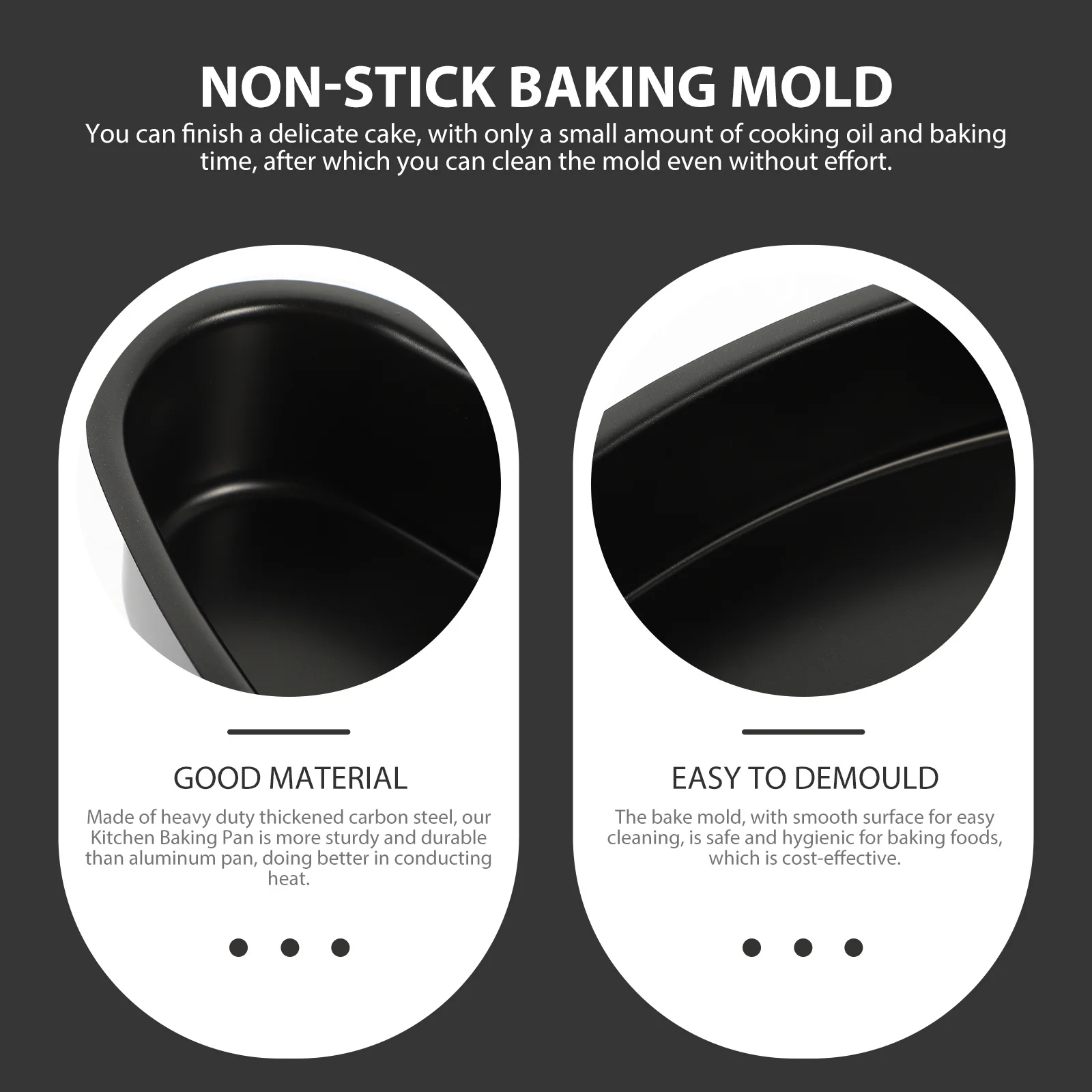 Molde ovalado de acero al carbono para hornear, molde desmontable antiadherente para horno de cocina, tarta de queso, Pizza, multiusos, práctico, resistente al calor