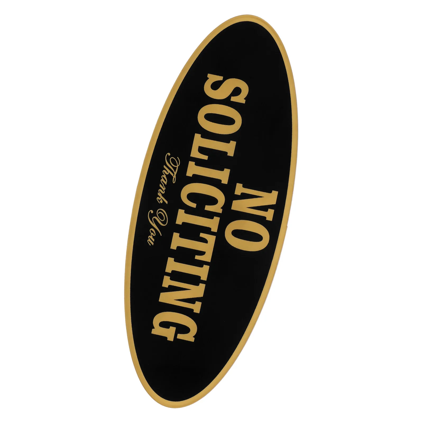 

Acrylic No Soliciting Sign Self-Adhesive Weatherproof Door Window Yard Gate Mailbox Home Business Privacy Decor Do Not Knock