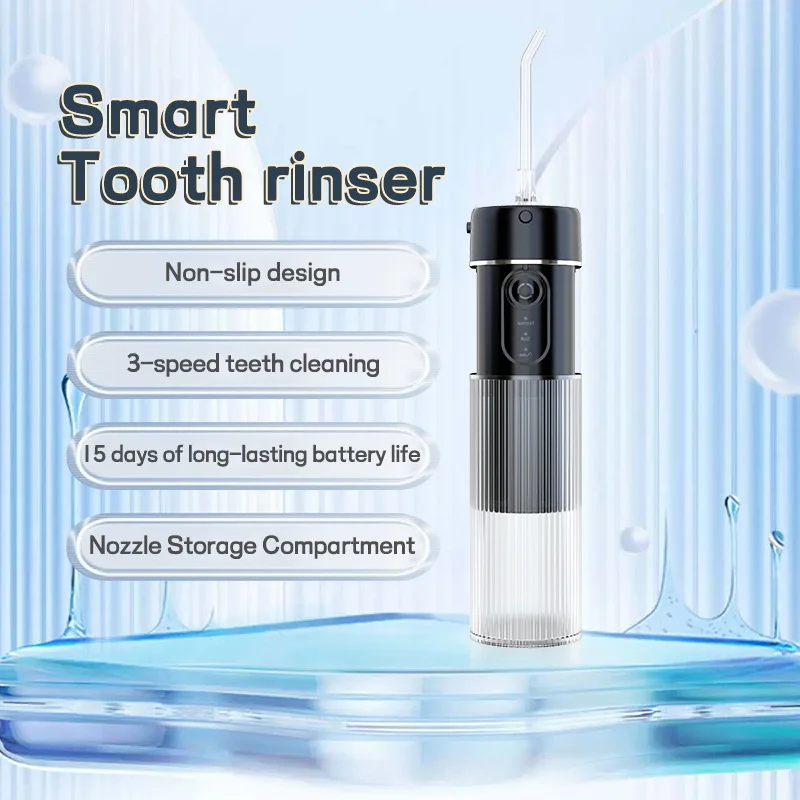 

New type of dental rinser, portable electric tooth cleaner, smart telescopic storage, household water and floss rinser