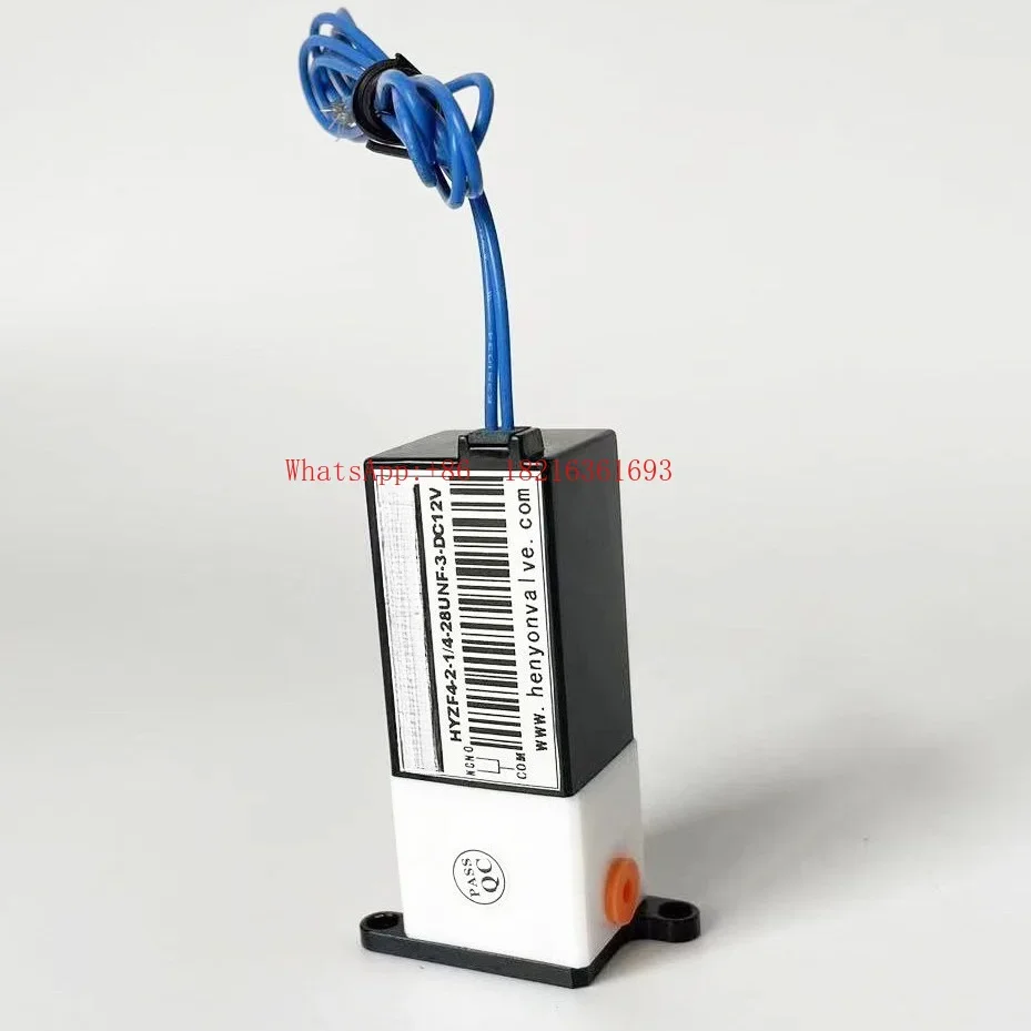 Limited Offer HYZF4-2-28UNFF-3 Miniature PTFE Three-way Control Valve Three-way Solenoid Valve For Laboratory Analytical Instr