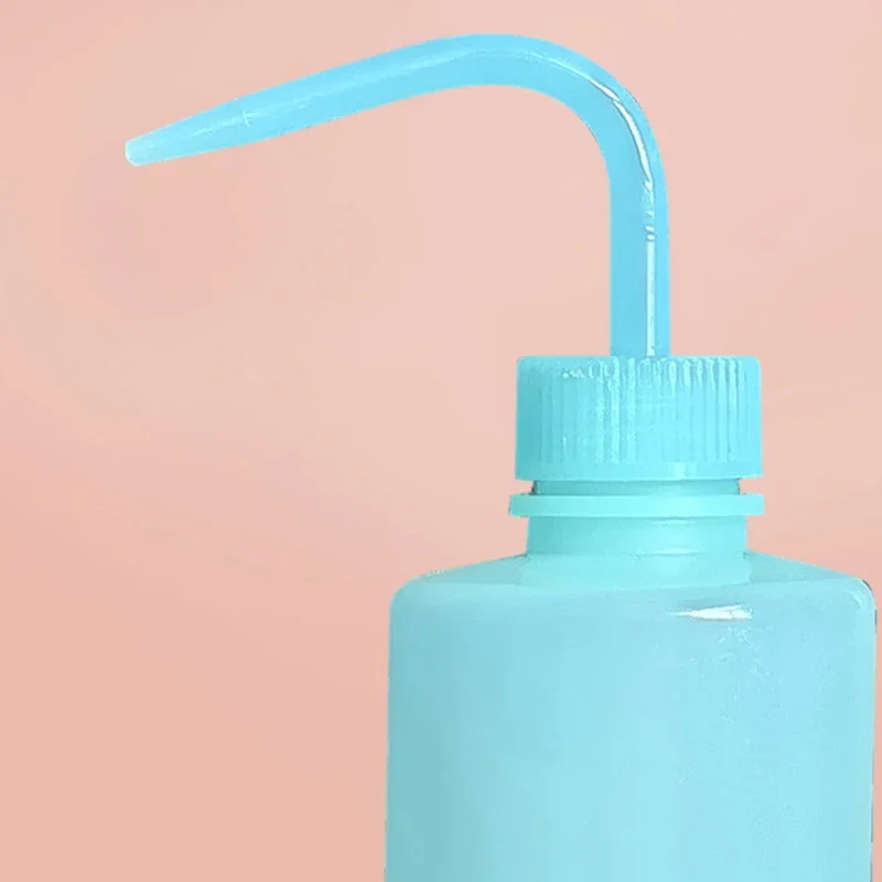 Botella de limpieza de pestañas, botella de lavado con boquilla curva, removedor de cejas, matraz de baño para pestañas, herramienta de maquillaje para extensión de pestañas, 1 Uds.