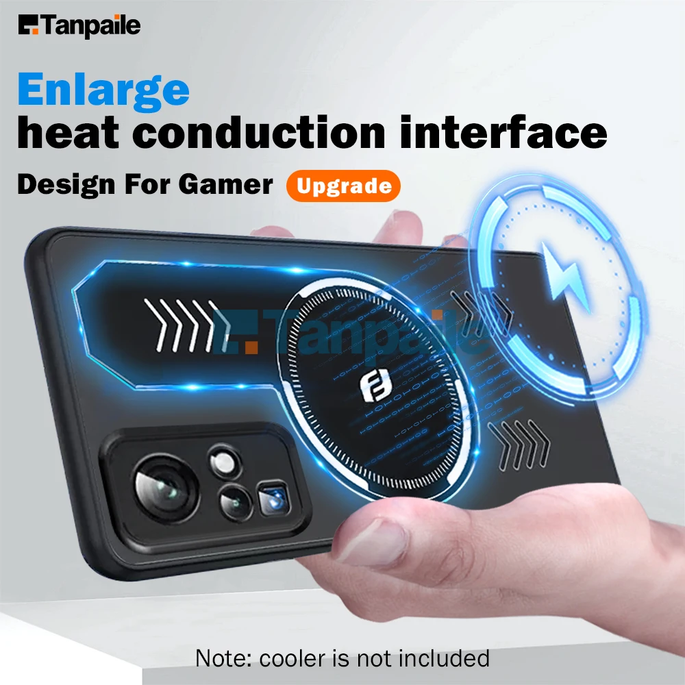 Tanpaile Cooling Magnetic Phone Case For Infinix Zero X Pro Shockproof Graphene Heat Dissipation Cover