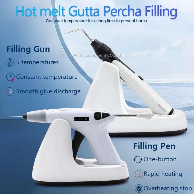 Wireless Cordless Chargeble Dental Gutta Percha Obturation Pen Filling Gun Endodontic System