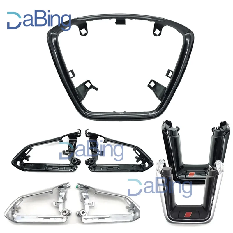 

teering Wheel Frame Suitable For Audi A6 C8, A7, 4-Piece Set Of Adaptive Button Frames,steering Accessories，Car Accessories