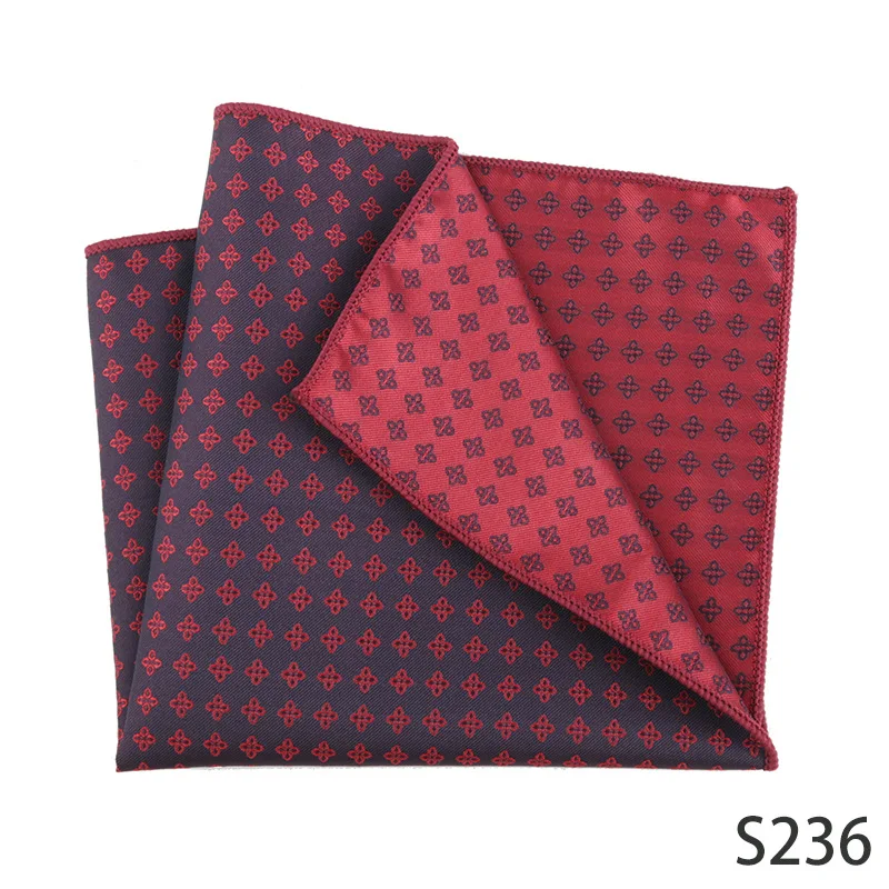 Burgundy Formal Pocket Square Handkerchief for Men