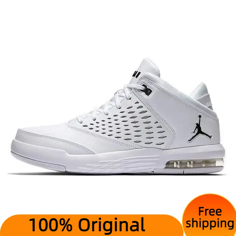 Nike Jordan Flug ursprung 4 weiße Turnschuhe 921196-