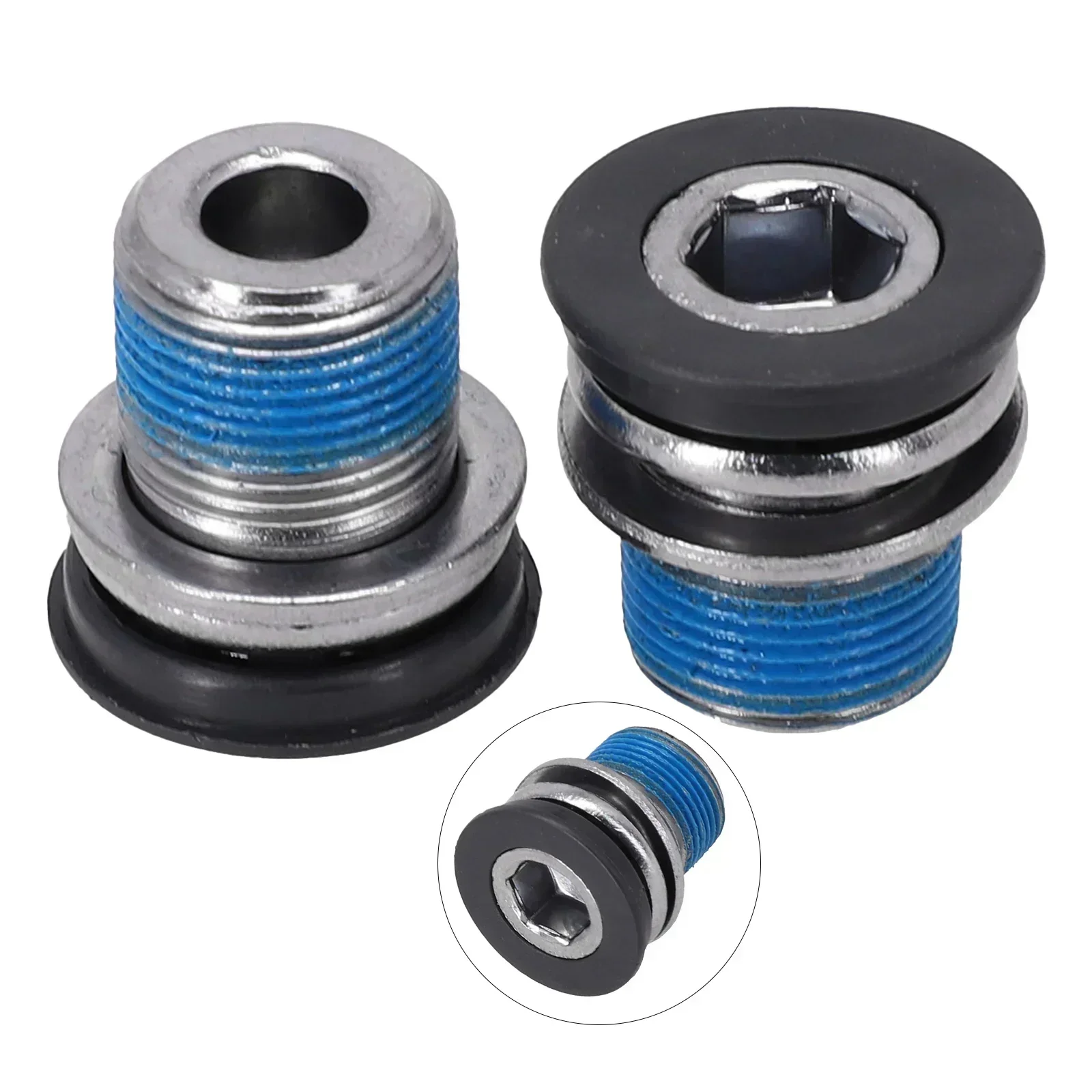 2PCS/Set Bicycle Crank Arm Bolts For ISIS Axle For Bosch ForBrose E-Bike M15 Sealing Screw For Cycling Bottom Bracket