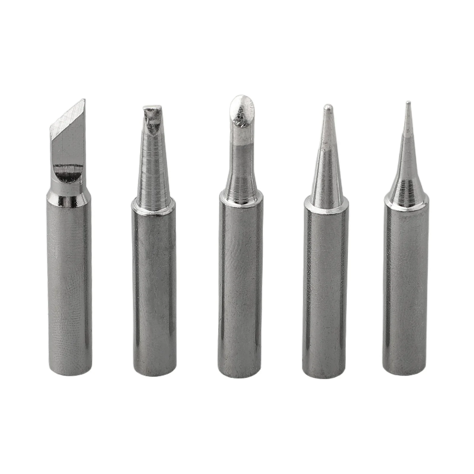 

900M-T Soldering Iron Tip Electric Soldering Iron Tips Lead-free Pure Copper Silver Tools Welding 200~480℃ 5pcs