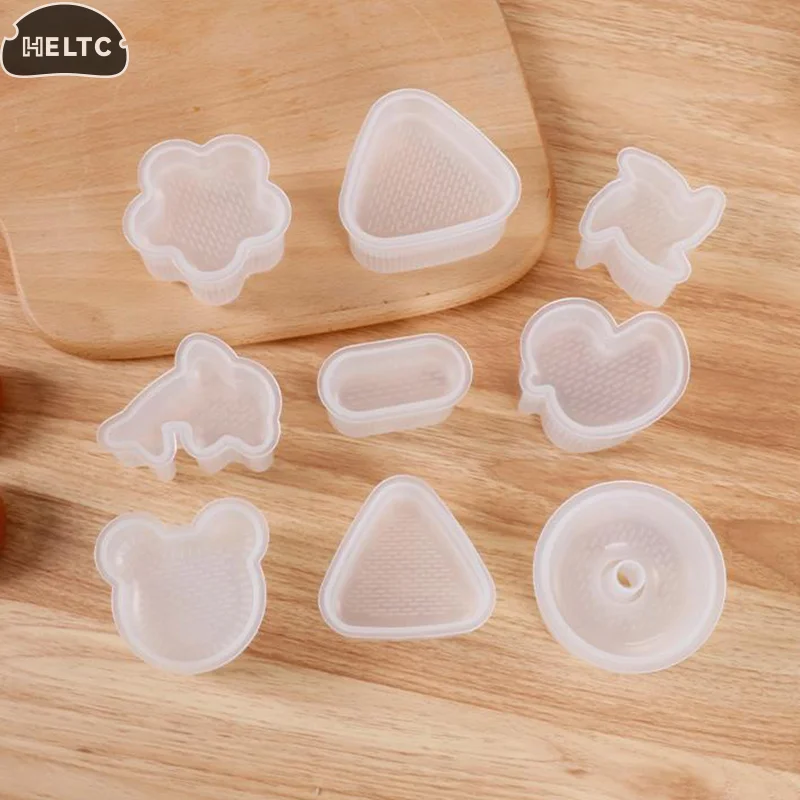 Cartoon Shape Rice Ball Set Sushi Roll Sushi Mold Rice Ball Rice Ball Bento Press Mold Japanese DIY Tools Kitchen Accessories