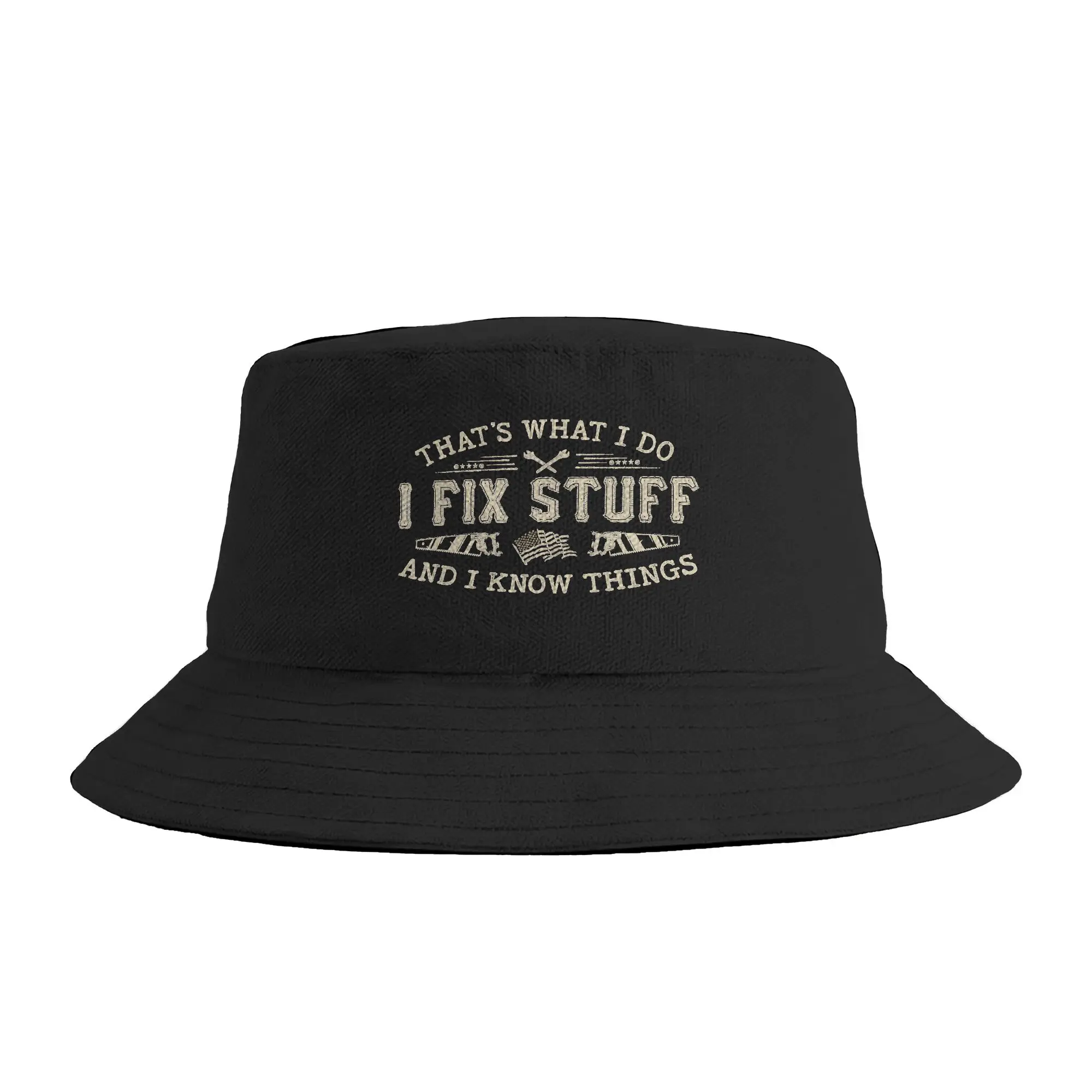Это то, что я делаю: я ремонтирую вещи и знаю многое. Забавная панама для папы. Летние забавные рыбацкие шляпы для мужчин и женщин. Пляжные шляпы для путешествий.