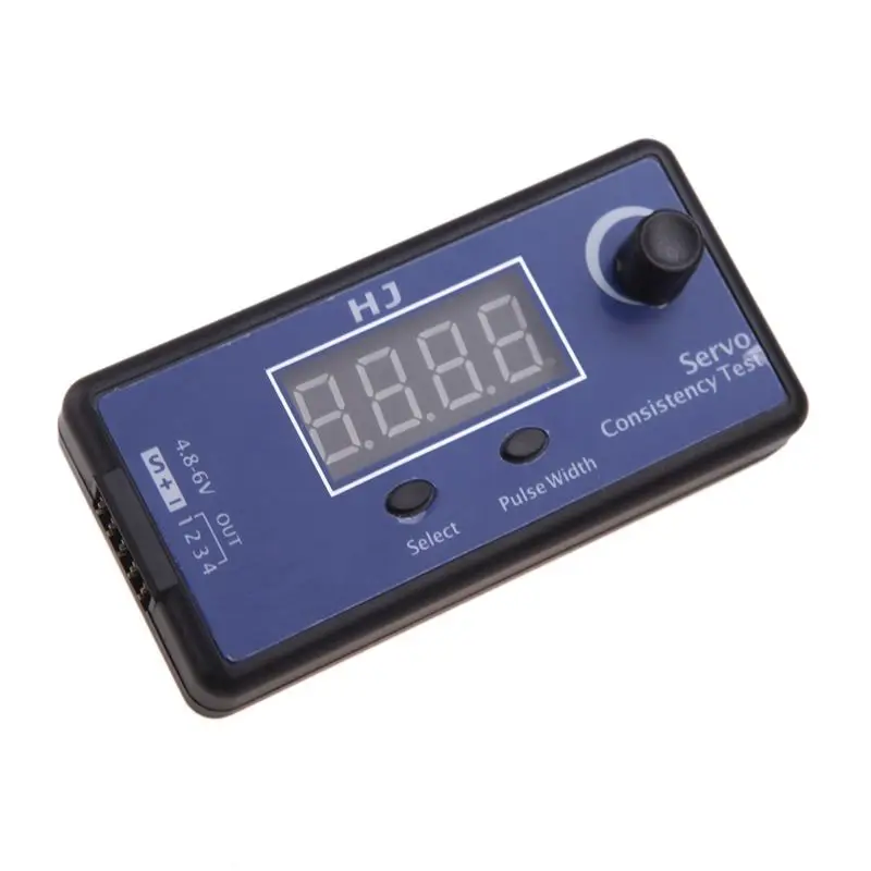 ABGN DC4.8-6V Mini 3 Modes Digital Servo/ESC Consistency Tester Steering Gear Measurement for RC Helicopter Airplane Car Tool