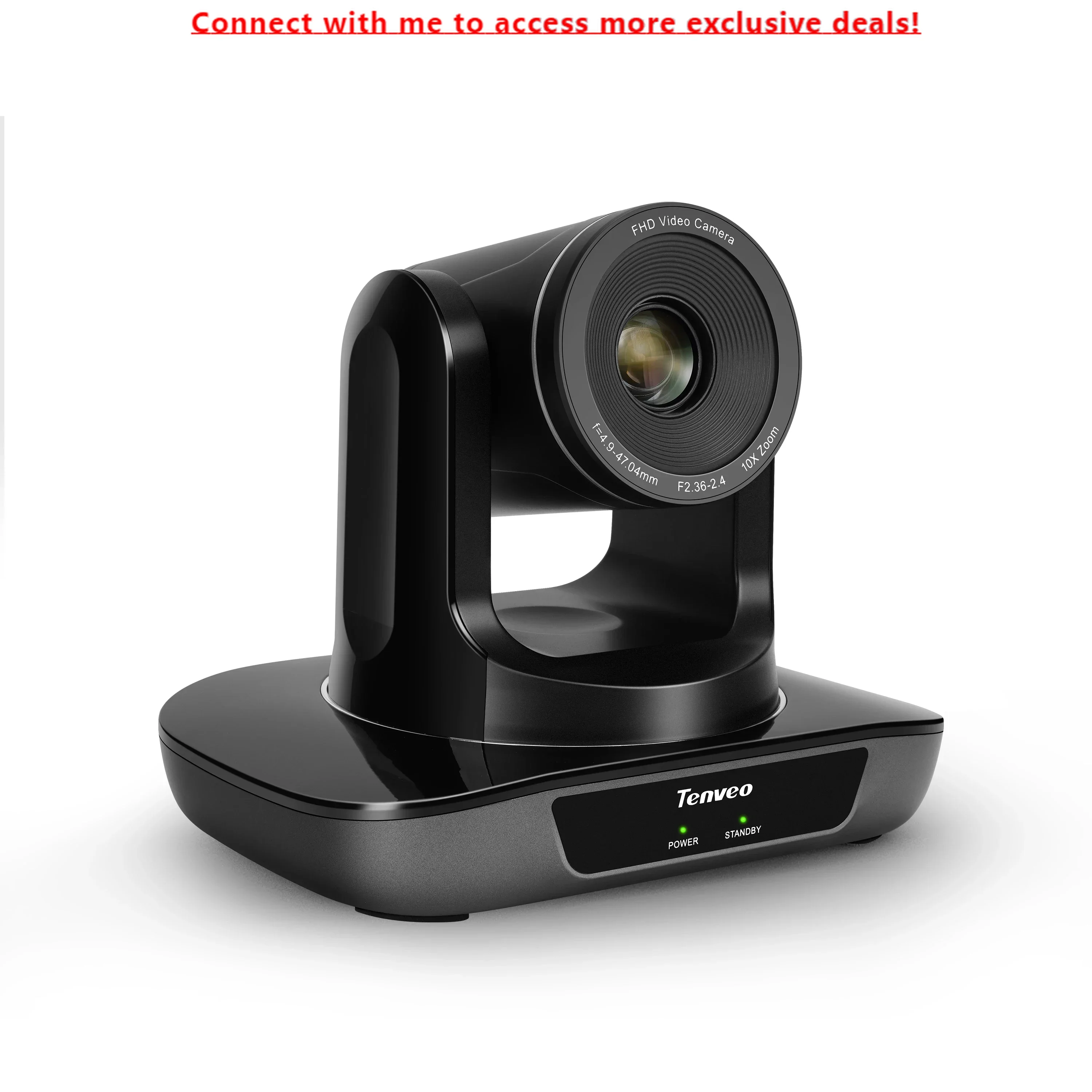 

Tenveo Conference Room PTZ SDI Video Conference Camera 10X Optical Zoom IP USB Vmix Live Streaming Broadcast Camera