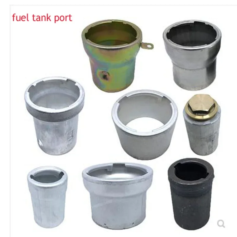Free shipping Car Fuel Tank Fuel Port Aluminum Mouth Tsui Iron Fuel Tank Neck Stainless Steel Tank Port Cover Truck Semi-Mounte