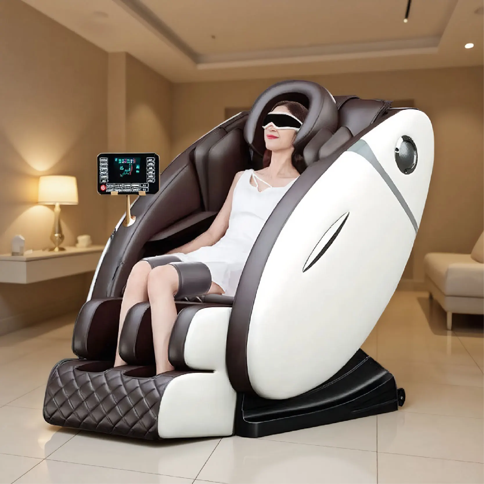 

Multifunctional Automatic Deluxe Cockpit Massage Chair For Small Home Use To Save Space