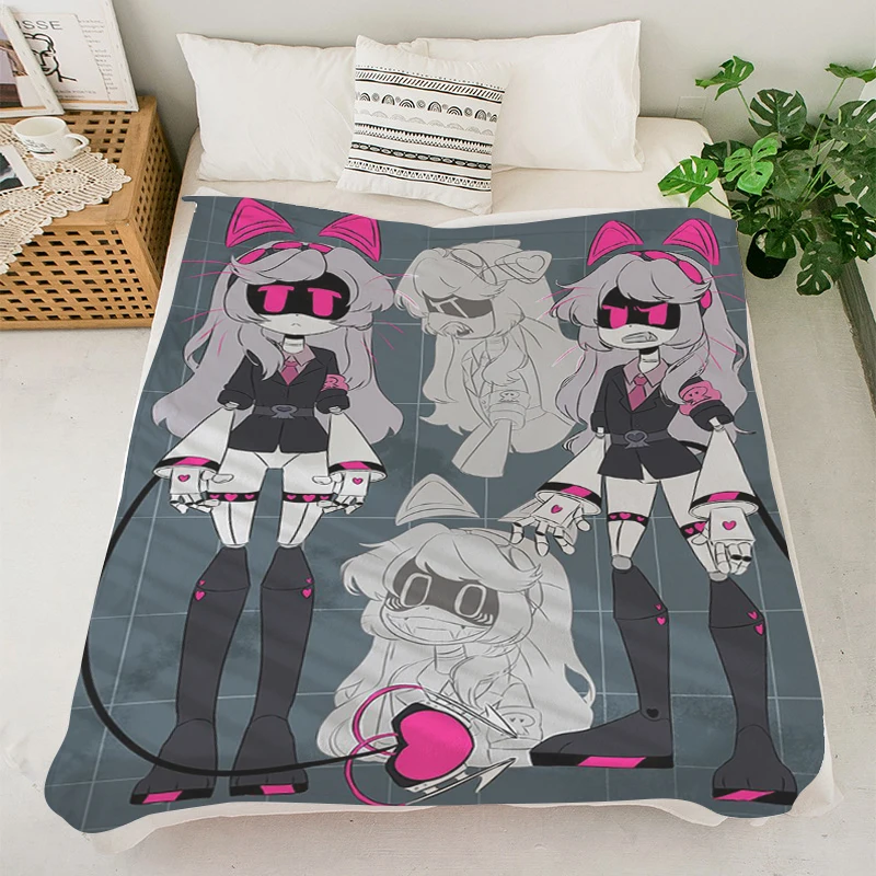 Double Blankets S-Murder Droness Sofa Blanket Warm King Size Blanket Fluffy Soft Blankets Microfiber Knee Nap Animes Blanket