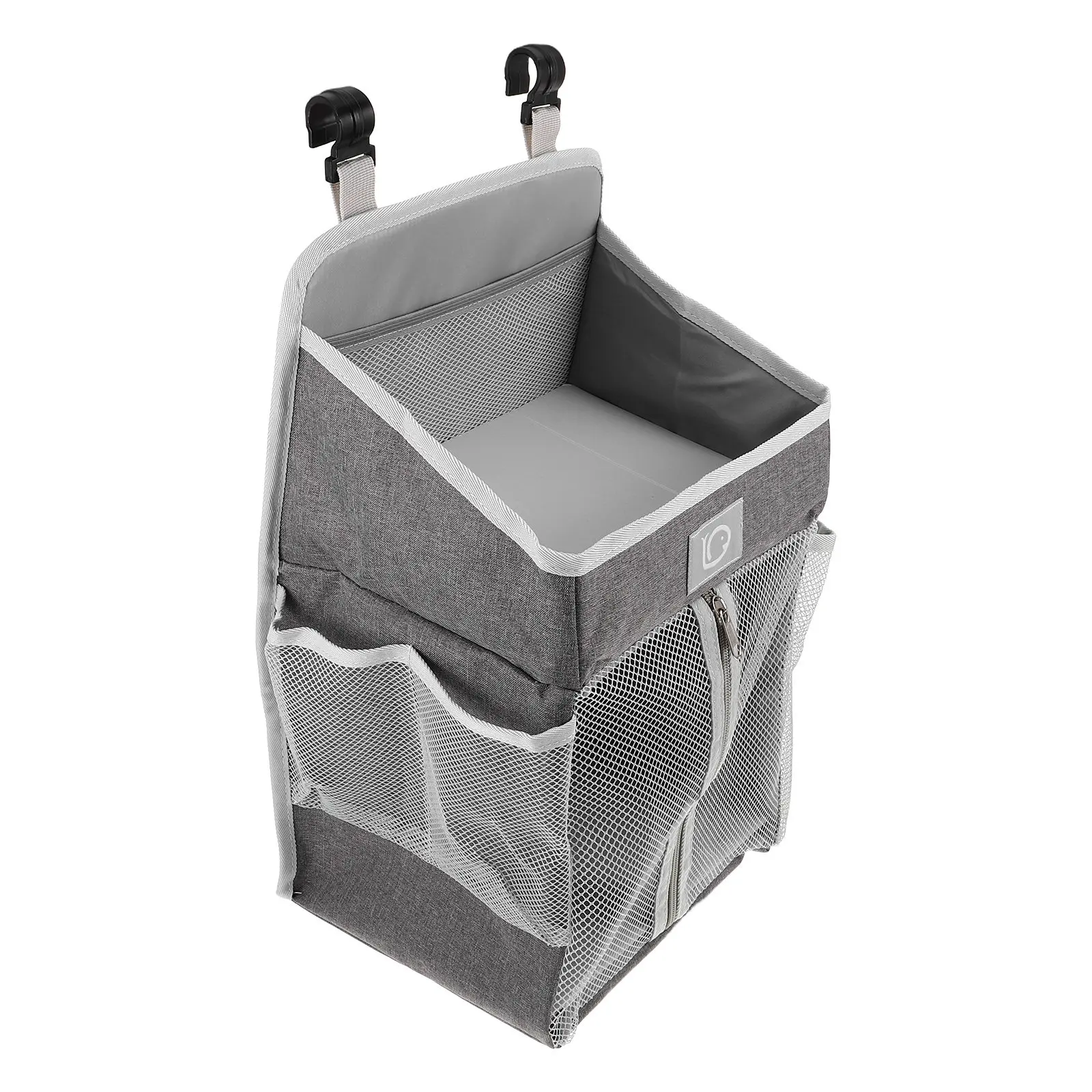 Extra Large Bedside Hanging Storage Bag for Baby Diapers Wipes Bottles Over Crib Stroller Rail Nursery Essentials Organizer