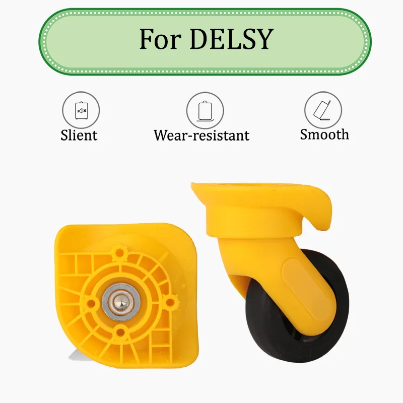 FOR DELSY W-166 Universal 2/4PCS Universal Spinner Wheels - Fits Most Suitcases - Durable And Scratch Resistant
