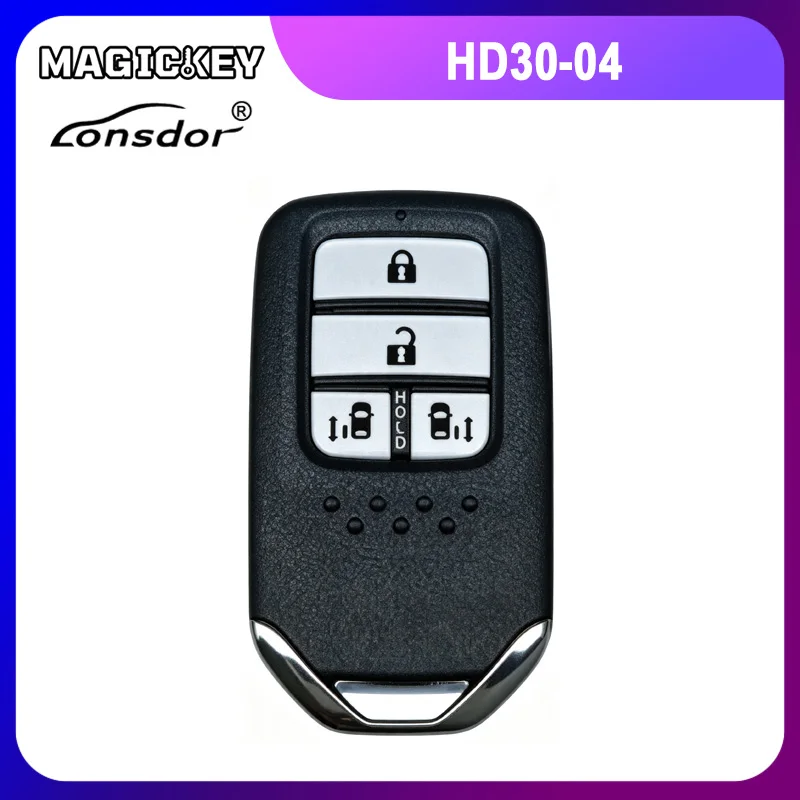 Lonsdor HD30 HD30-04 Smart Key for Honda 313mhz 433mhz Supports ID46 ID47 ID4A
