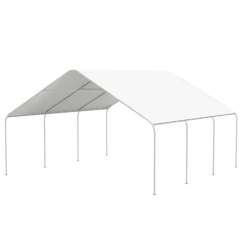 

Outsunny 19' x 19.5' Carport, Portable Garage and Patio Canopy Tent, Anti-UV Cover for Car, Truck, Boat, Catering, Wedding