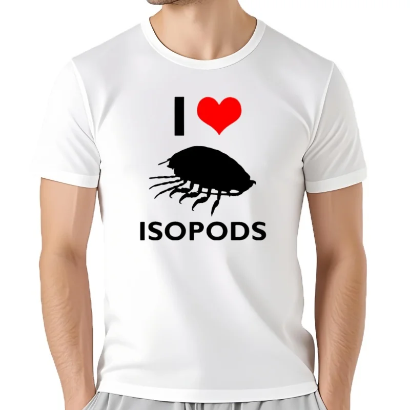 amo isopod t camisa isopodos animais amantes presente manga curta tamanho da ue 100% algodão de alta qualidade unisex