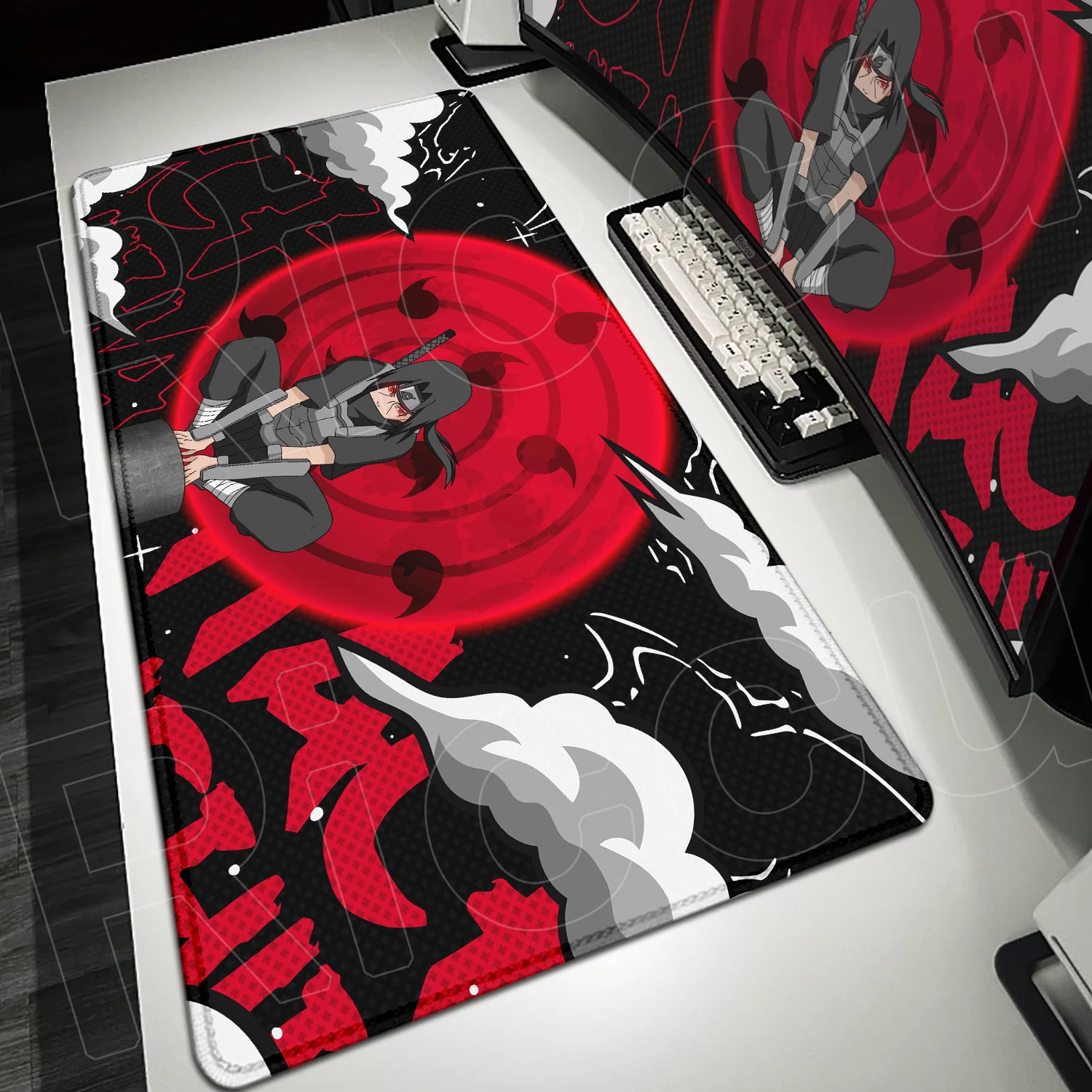 

HD Printing Anime N-Narutos Mousepad Computer Gamer Lock Edge Keyboard Desk Pad XXL Rubber Non-slip Mouse Pad Office Accessories