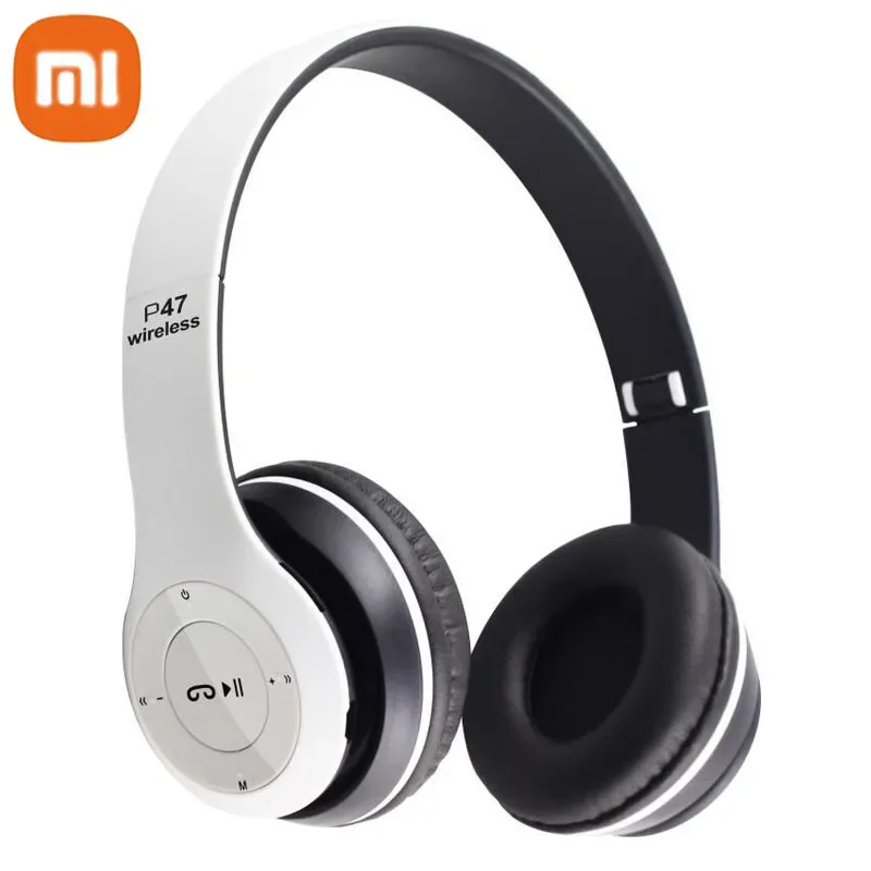 Беспроводные складные наушники Xiaomi, Hi-Fi гарнитура с шумоподавлением, наушники с микрофоном и USB-адаптером для iPhone, игровые наушники P47