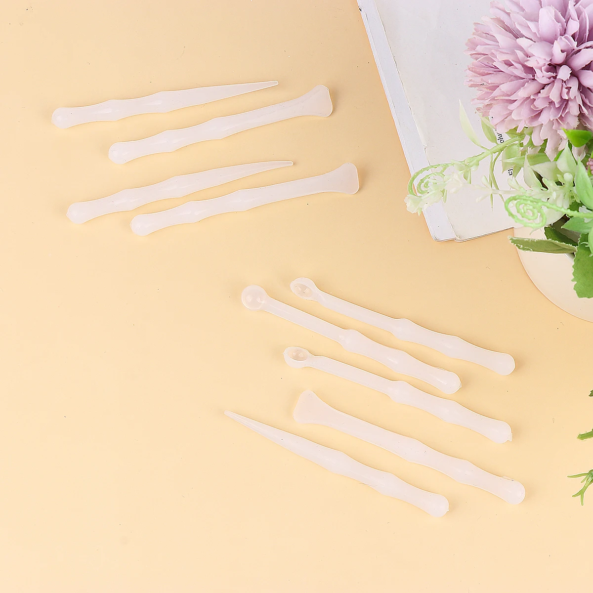 

9pcs Silicone Sticks Compact DIY Mold Making Tool Stirring Rod Easy Operation Perfect Beginners Professionals Earrings