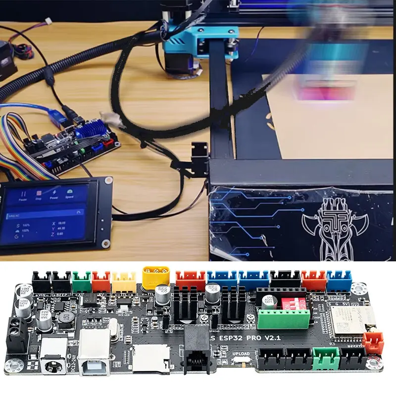 Controller 3.5in Touch Screen Control Display MKS LS ESP32 PRO Motherboard For Laser Engraver Machine TTS-55/TTS-10/TTS-20Pro