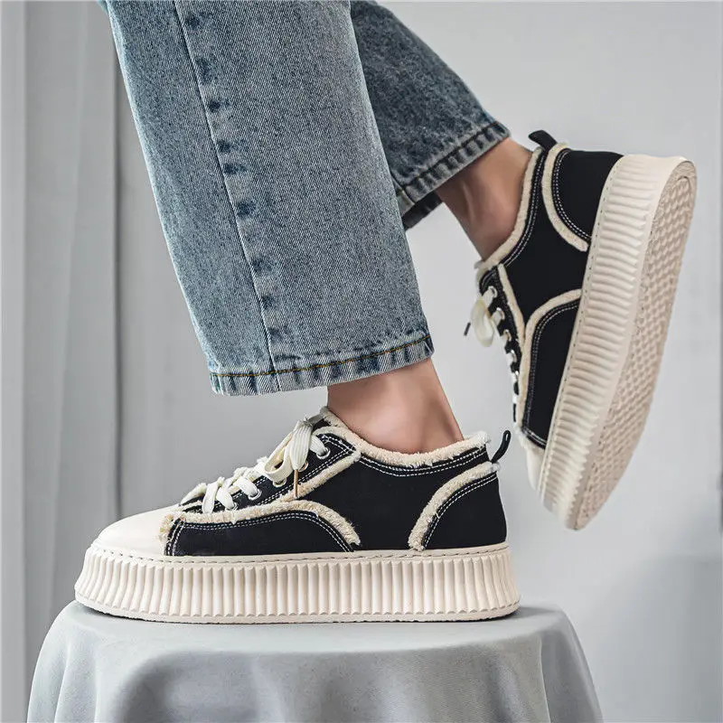 

Мужская парусиновая обувь со шнурками, массивные рабочие предложения, распродажа, повседневная обувь для мужчин, классические оригинальные кроссовки для взрослых в акции, походные кроссовки