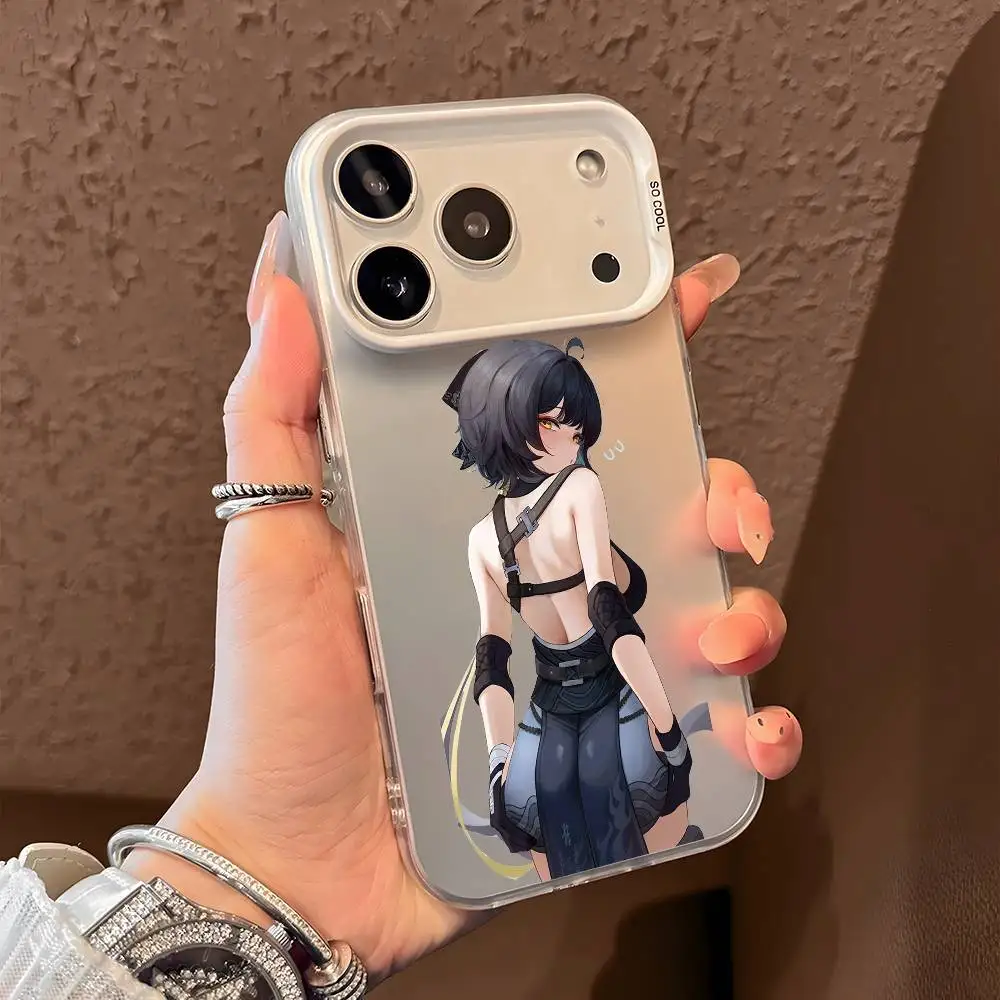 حافظة هاتف روفر ويذرينج ويفز ويكي لهاتف آيفون 17 16 15 14 13 12 11 برو ماكس إير متعدد الألوان ماتي ليزر معدني أورورا فوندا