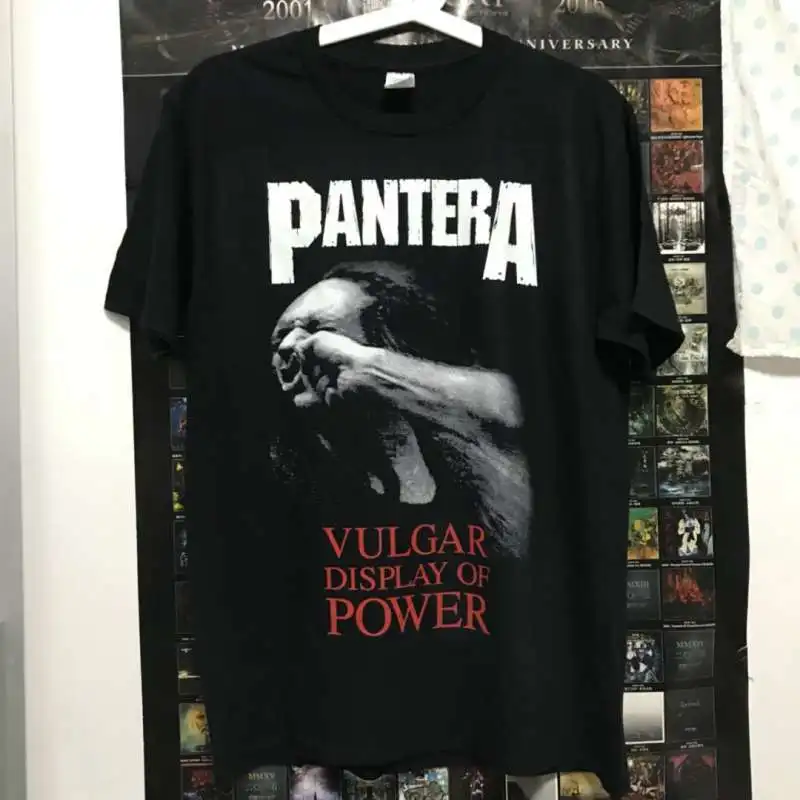 

[100_ Чистый хлопок] Pantera Band Surrounding, мужская и женская футболка с короткими рукавами и принтом из чистого хлопка, европейская и американская
