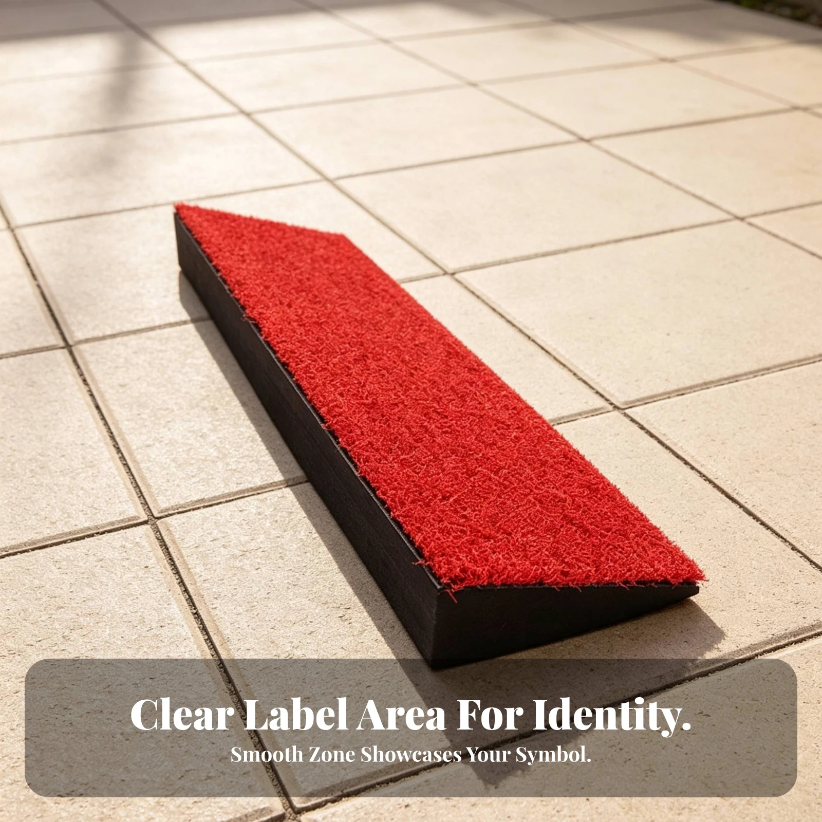 Pitching Mound Mat Portable Baseball Pitching Mat Inclined Compact for, Home Practice