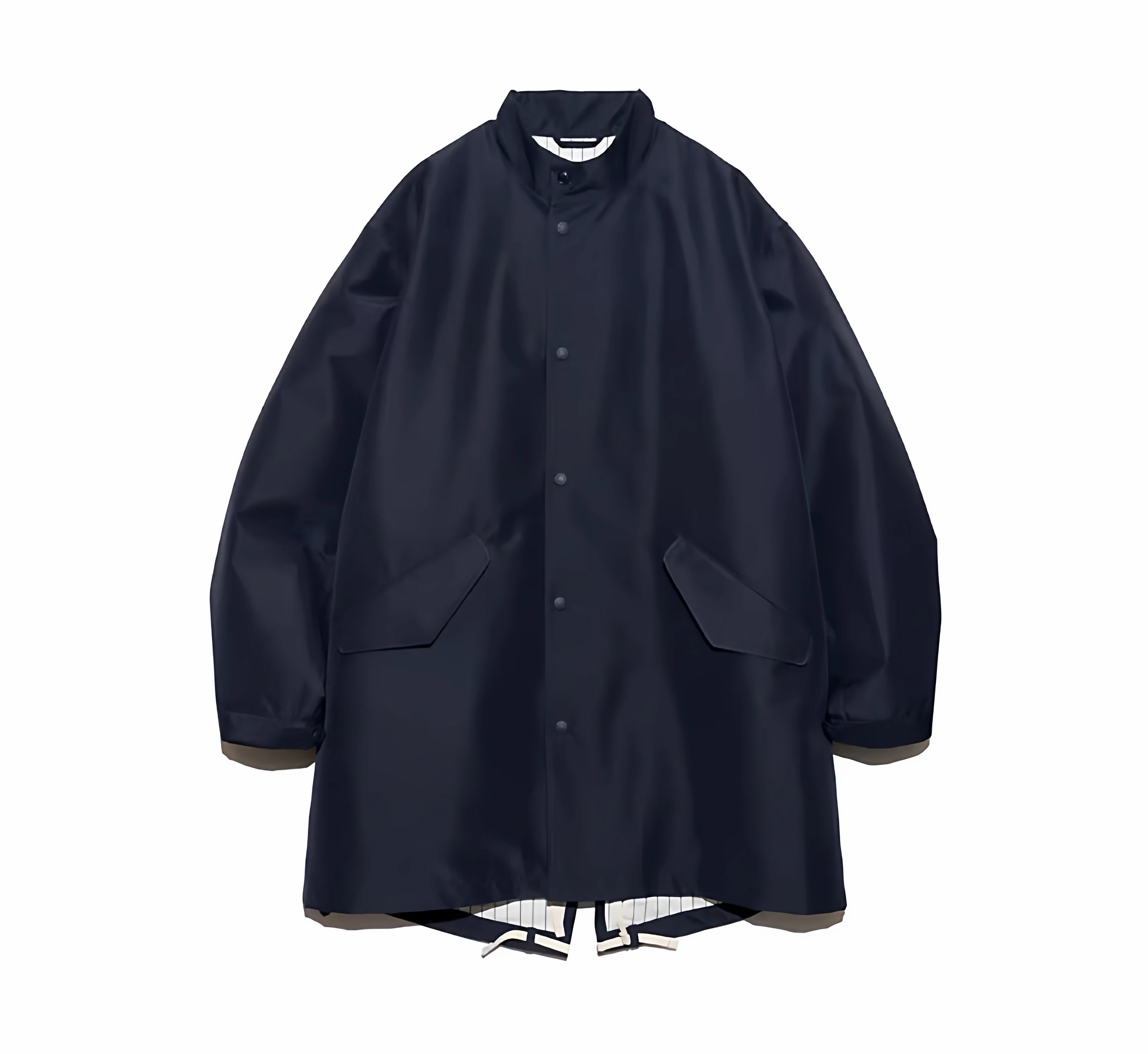 

NANAMICA 25SS 2L TEX SHELL Уличная повседневная ветрозащитная водонепроницаемая куртка-стойка «рыбий хвост»