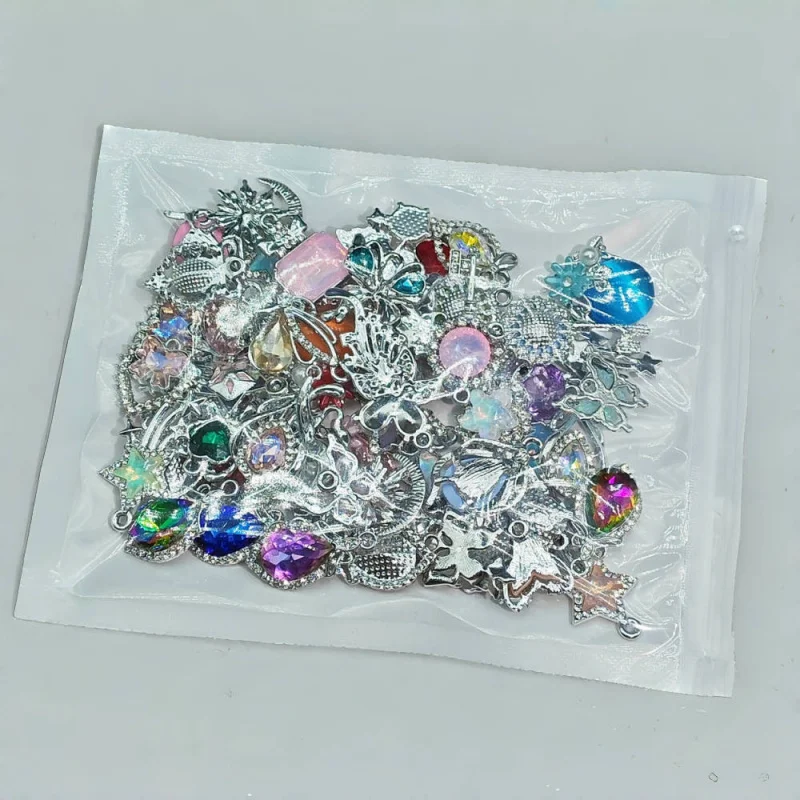 20PCS SET Wholesale Mixed High Color Retention Alloy Gold Pendant Hanging Sweet Trendy Jewelry Bracelet Necklace Earrings