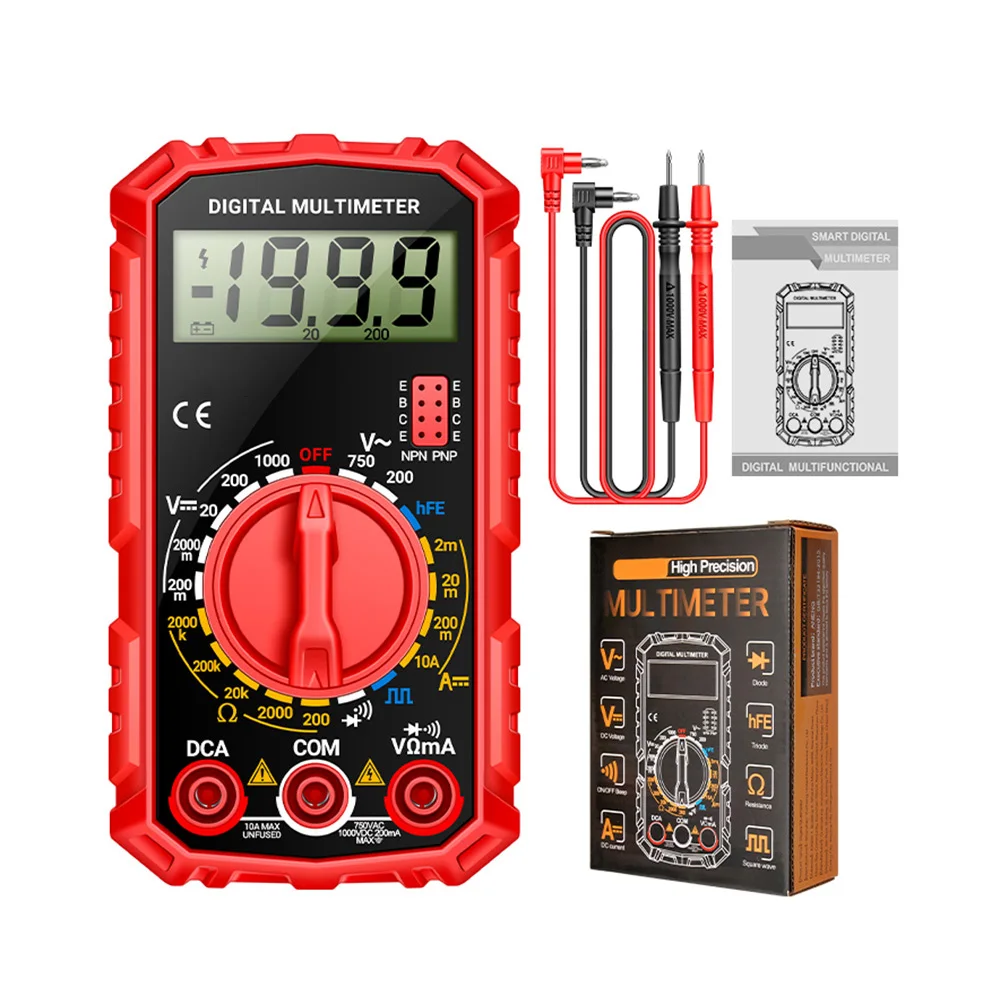 Multímetro Digital ac dc Votage Resistência Atual Inspeção e Manutenção Eletricista Medidor Universal Multifuncional Sz308