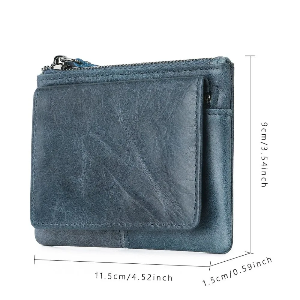 الحد الأدنى قصيرة محفظة تتفاعل البسيطة الجلد الحقيقي عملة المحفظة متعددة بطاقة مقعد حامل بطاقة ضئيلة النساء