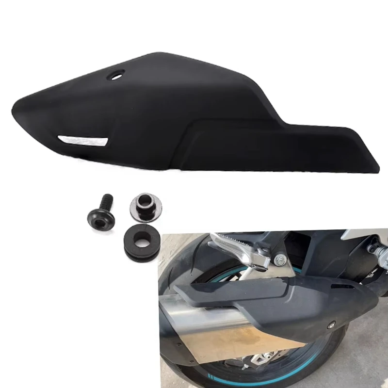 Motorcycle Exhaust Pipe Muffler Silencer Protective Cover Deco Guard For CFMOTO 450SR 6AQV-021001-1000 CF450SR SR450