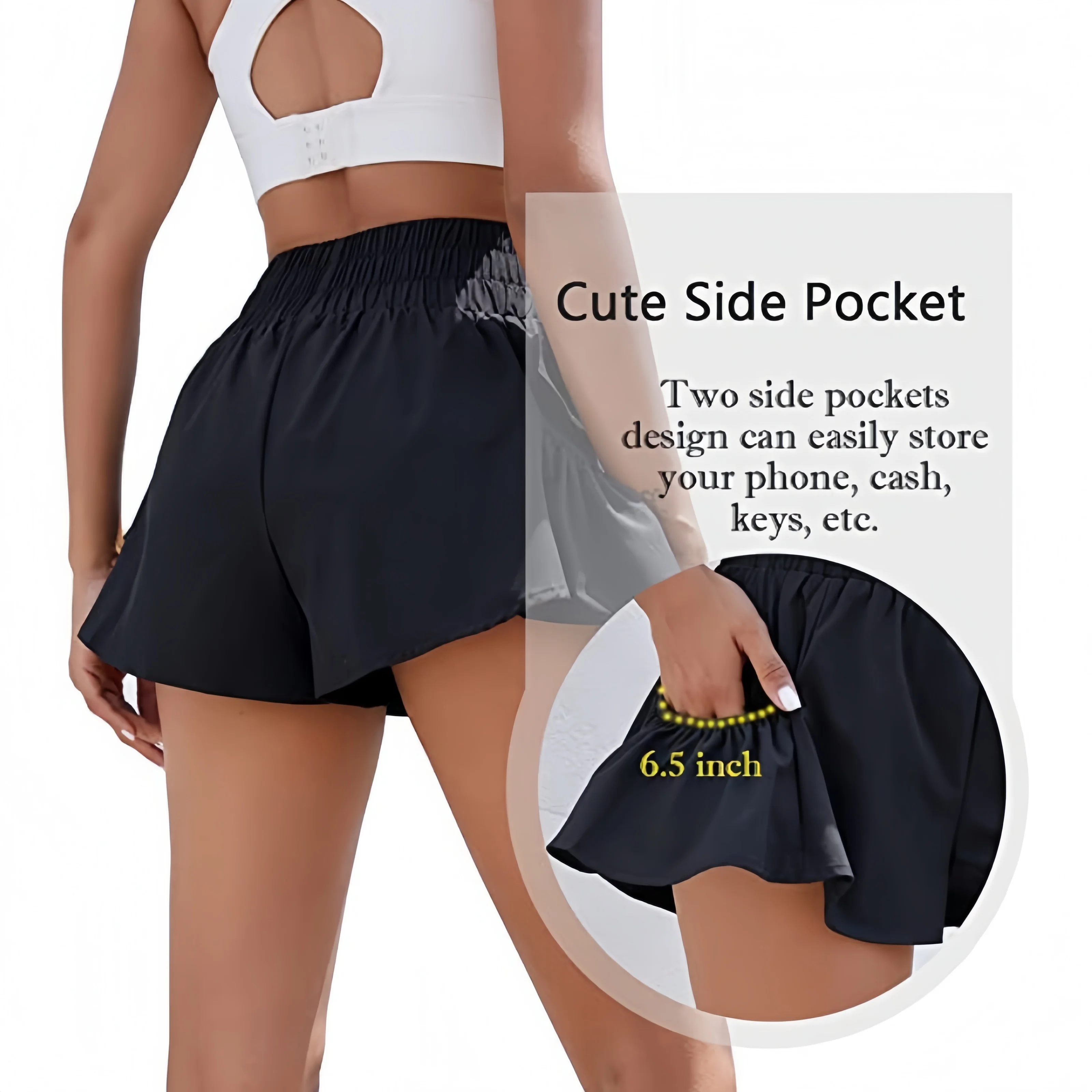 Tennis Skirt Yoga Athletic Cycling Shorts for Women's Sportswear Gym High Waist Loose Sport Outfit Fitness Running Workout Short