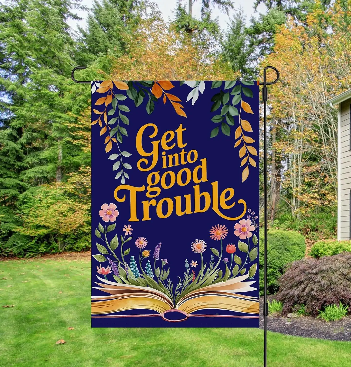 احصل على علم حديقة مشكلة جيدة - علامة مضادة للماجا - علامة Filibuster - مضادة للحصول على الحلقات - الأمان الاجتماعي - حفظ علم الديمقراطية لدينا LLE #2