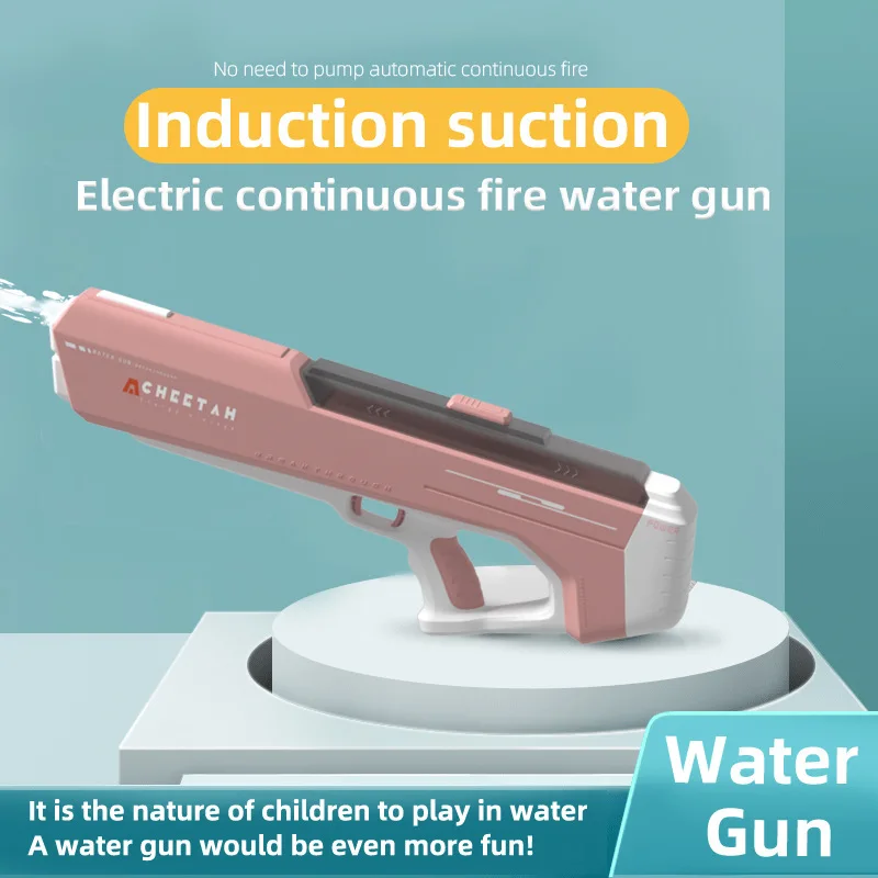Large Capacity Electric Water Gun Toy for Kids Summer Beach Fun