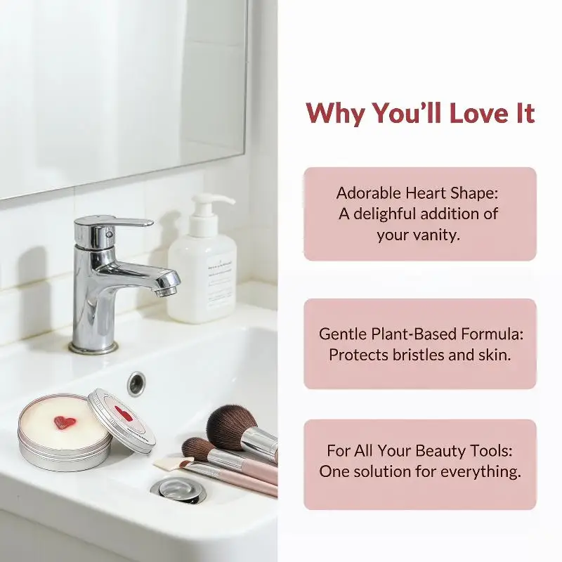 Portable Makeup Brush Cleaner Soap 100g Multi Functional Washing Soap Reusable Travel Cosmetics Beauty Cleaner Tools view 2