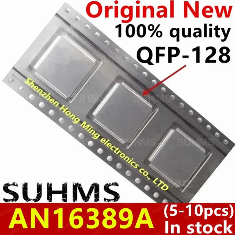 (5-10 ชิ้น) 100% ใหม่ AN16389A QFP-128