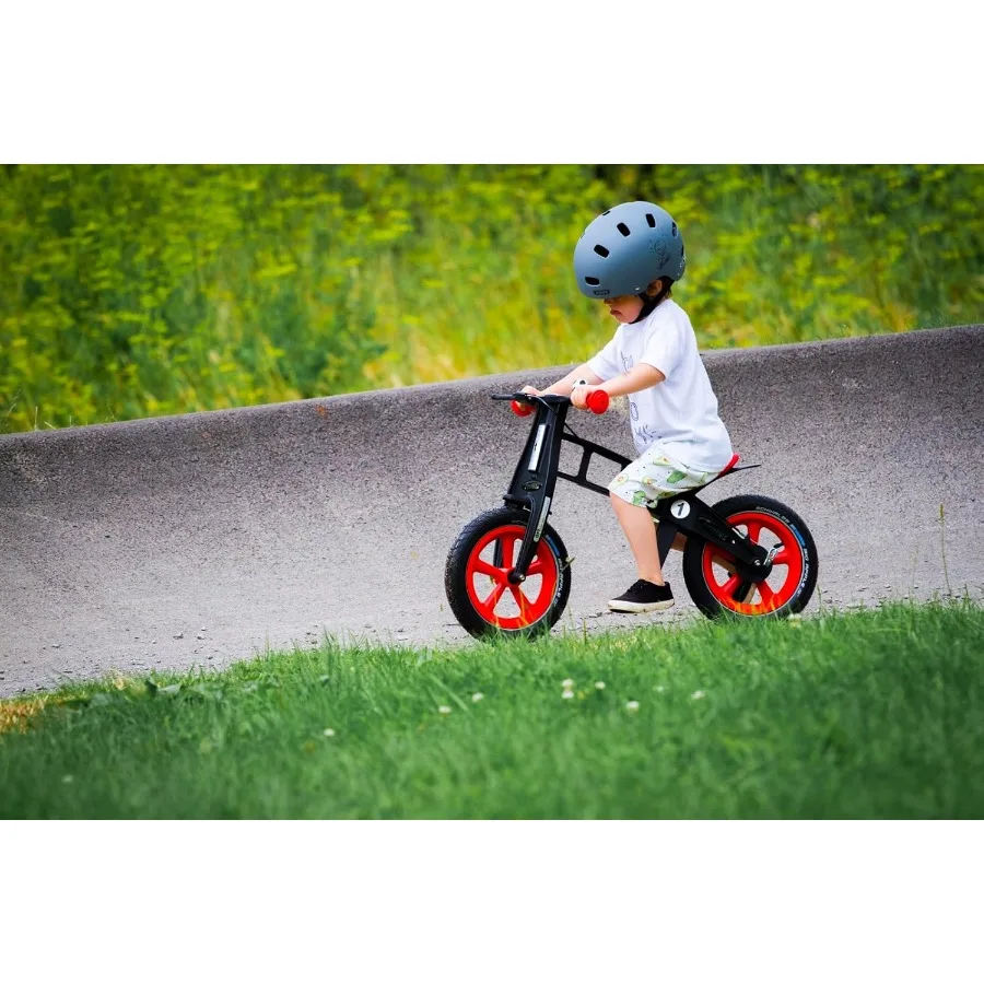Bicicleta de equilíbrio de edição limitada com freio laranja equilíbrio bicicleta passeio-on brinquedo 22 meses-5 anos empurrar bicicleta sem pedal bicicleta criança bik